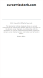 Mobile Screenshot of euroswissbank.com